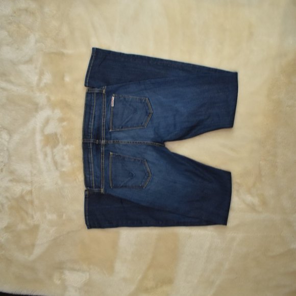 Hudson Blair Tilda Straight Leg Skinny Mid Waist Dark Blue Denim Jeans 27 - Picture 11 of 11